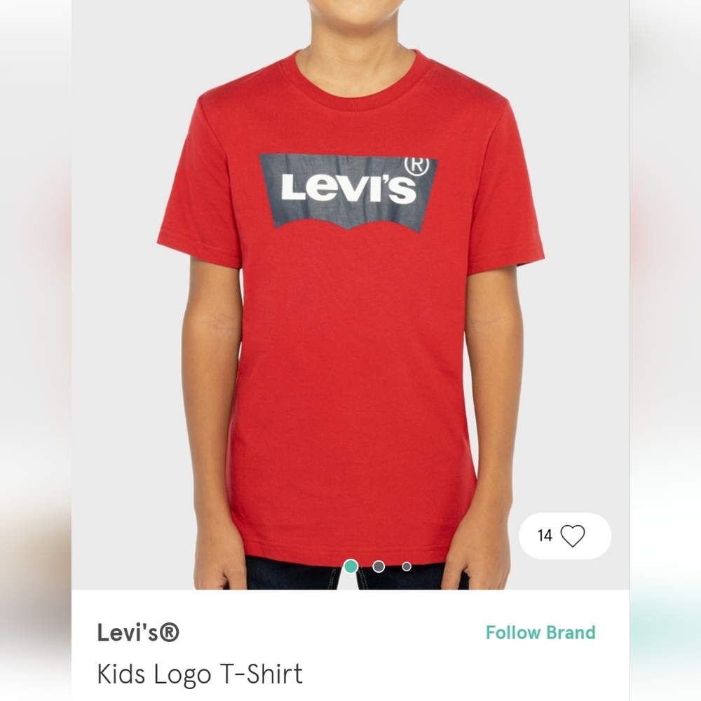 Boys Levi's Lot tshirt, top - Picture 6 of 15